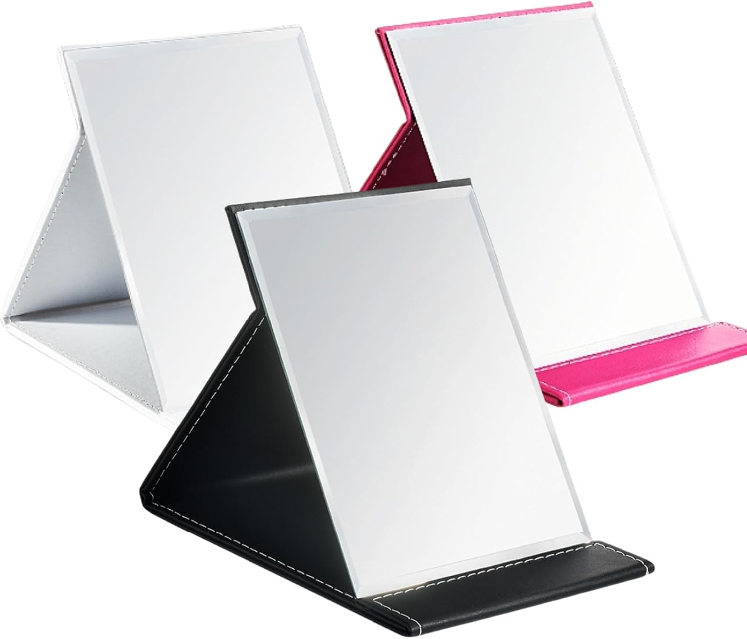 3-Pack Portable Folding Makeup Mirror