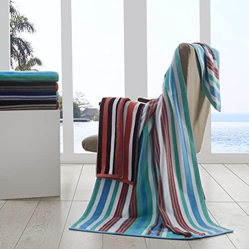 100 Cotton Oversized Beach Towels Set of 2