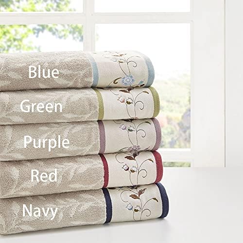 Madison Park Serene 100 Cotton Bath Towel Set