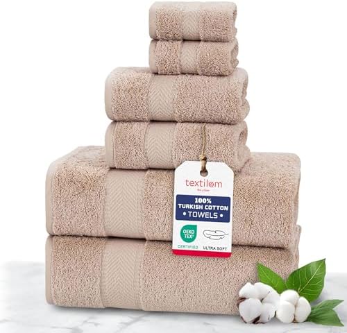Luxury 100 Turkish Cotton Bath Towels Set