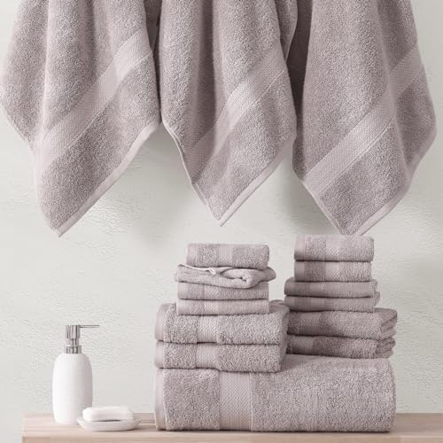 Luxury bath towel set extra soft 100 cotton perfect for your bathroom