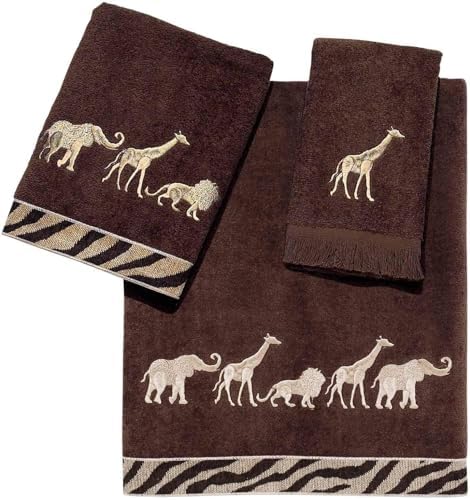 Fingertip Towel Soft Cotton Towel Animal Parade Collection