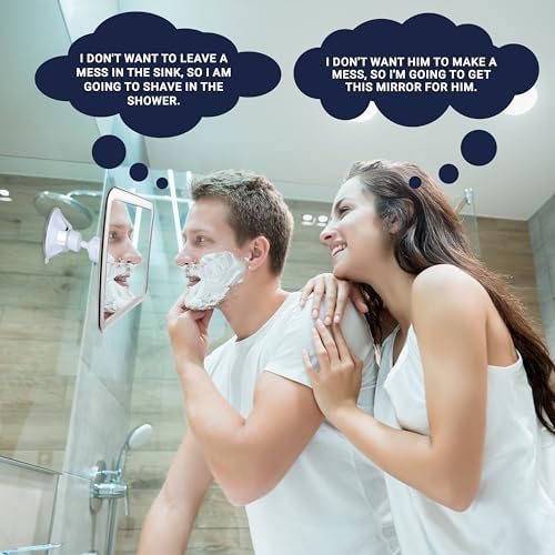 MIRRORVANA Anti-Fog Shower Mirror
