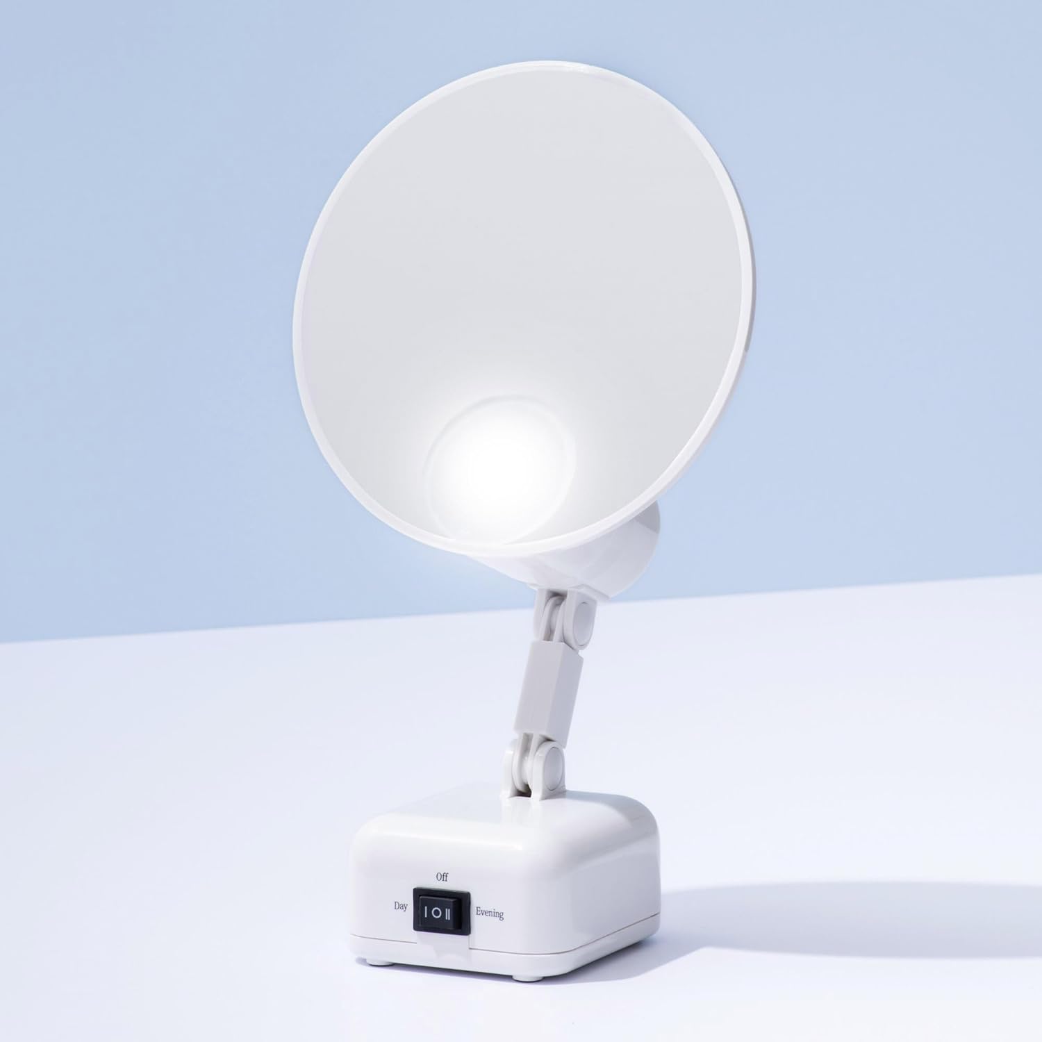 Floxite Brilliance - 15X Magnifying Mirror Light Dove White