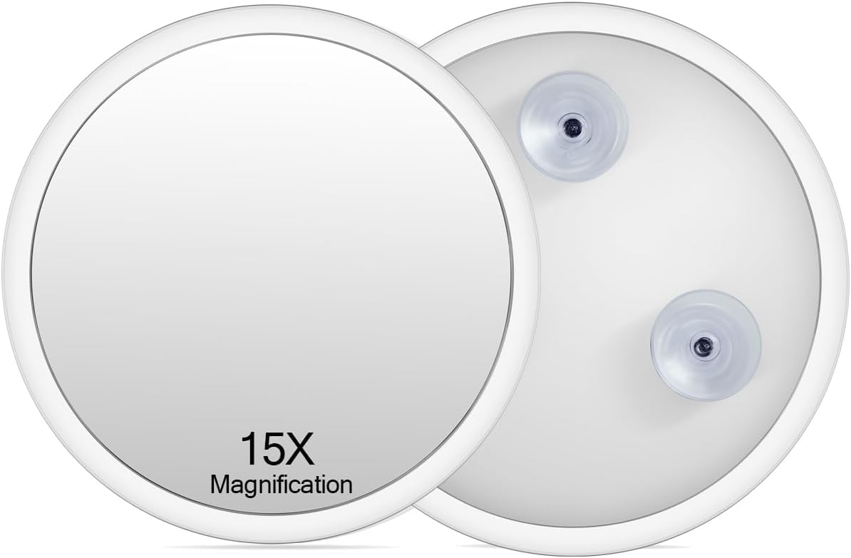 Macaki 6-Inch 15X Magnifying Mirror