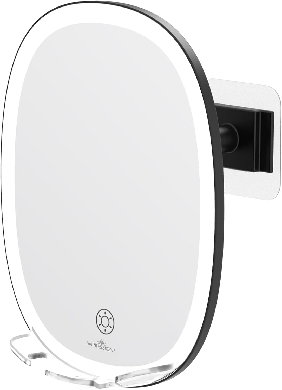 Fog-Free LED Shaving Mirror for Men with 360-Degree Swivel