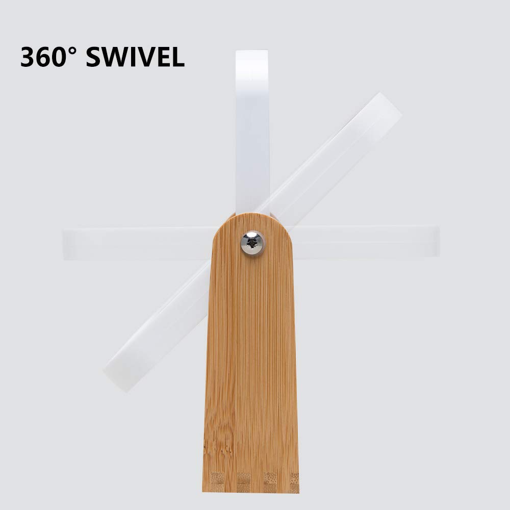 YEAKE Vanity Mirror with Bamboo Stand