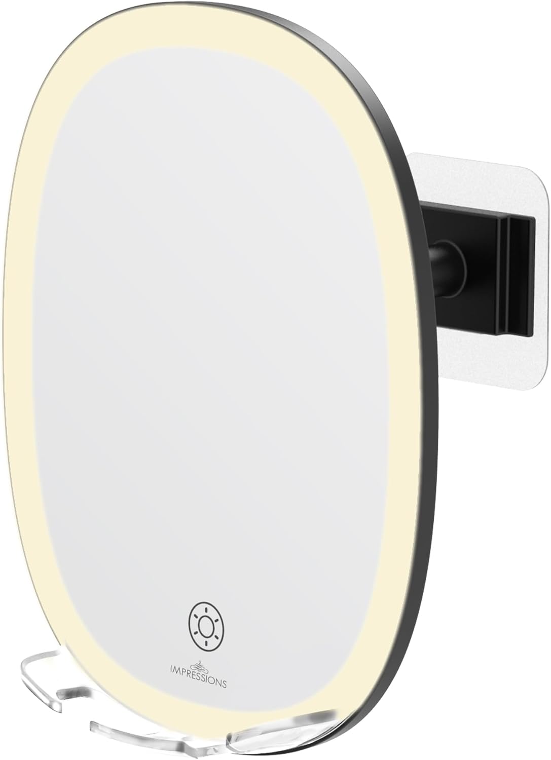 Fog-Free LED Shaving Mirror for Men with 360-Degree Swivel