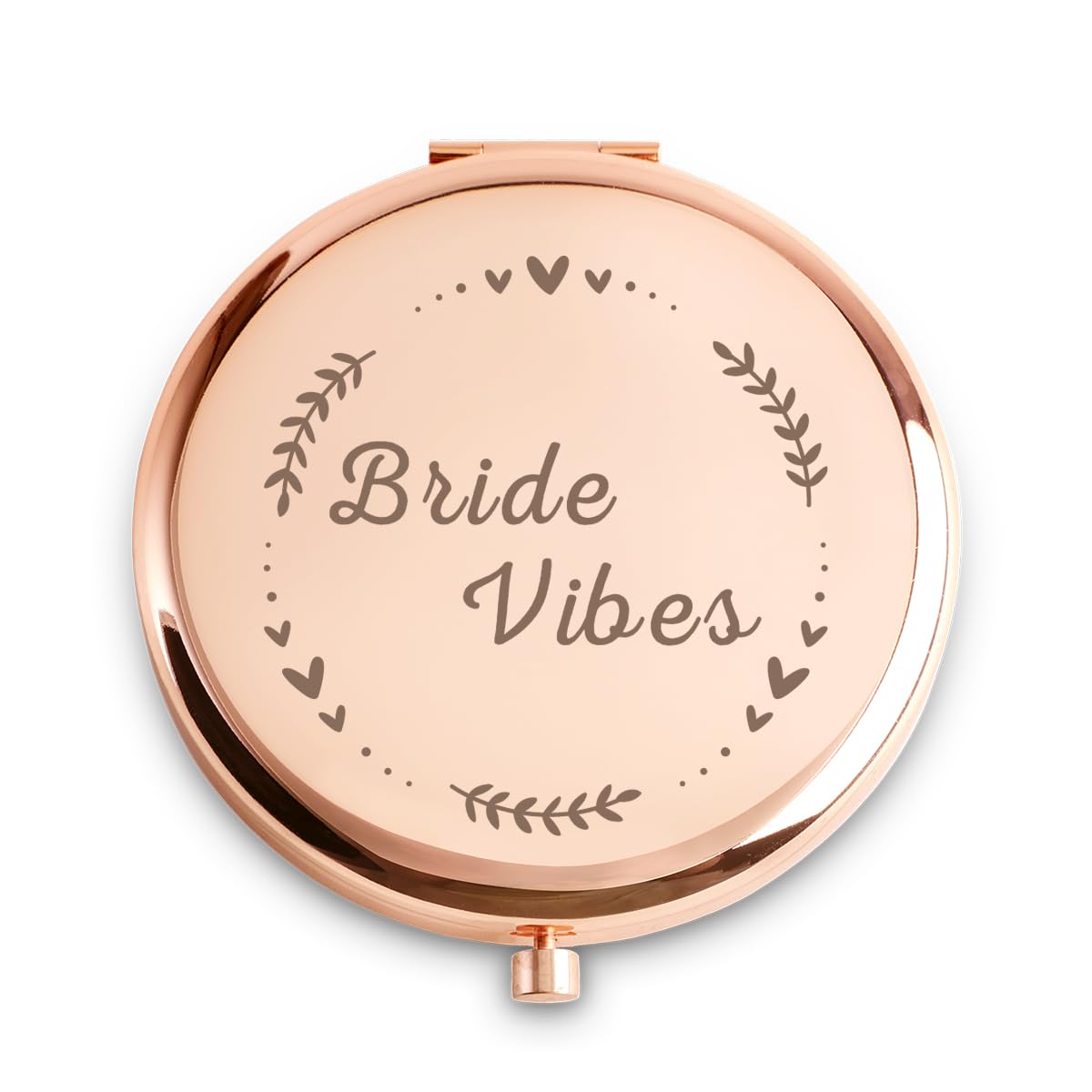 Brides Engraved Compact Mirror