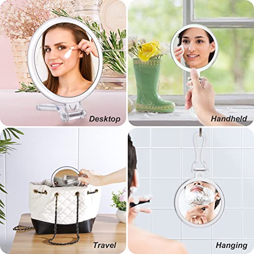 AMISCE 2-Sided 30x Magnifying Mirror
