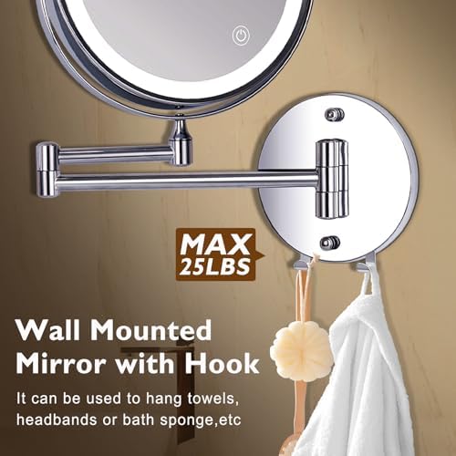 1X15X Wall Mounted Makeup Mirror