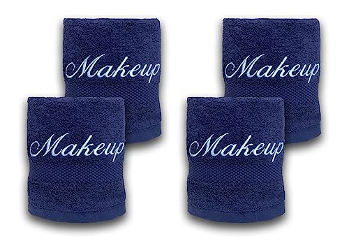 Always Soft - 4 Embroidered Makeup Towels for Face