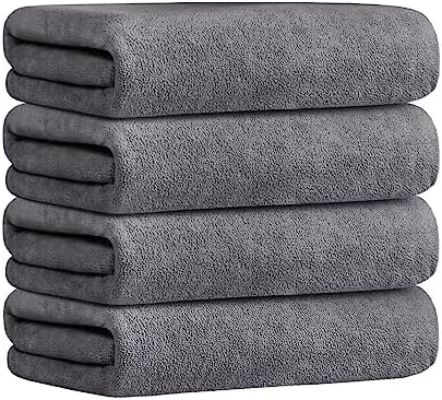 JML Microfiber Bath Towel Set 4-Pack