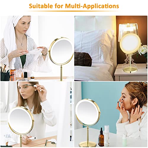 Chapelle 8-Inch Rechargeable Makeup Mirror