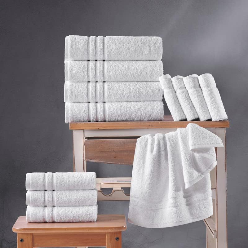Luxurious Turkish Cotton Hand Towels Set for Bathroom Beyond
