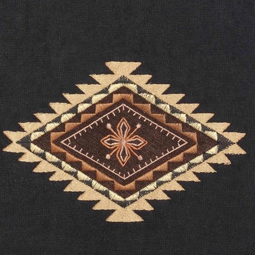 Avanti Linens Mojave Bath Towel Black - 100 Cotton Machine Washable OEKO-Tex Certified