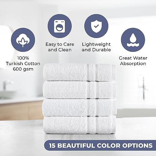 Luxurious Turkish Cotton Hand Towels Set for Bathroom Beyond