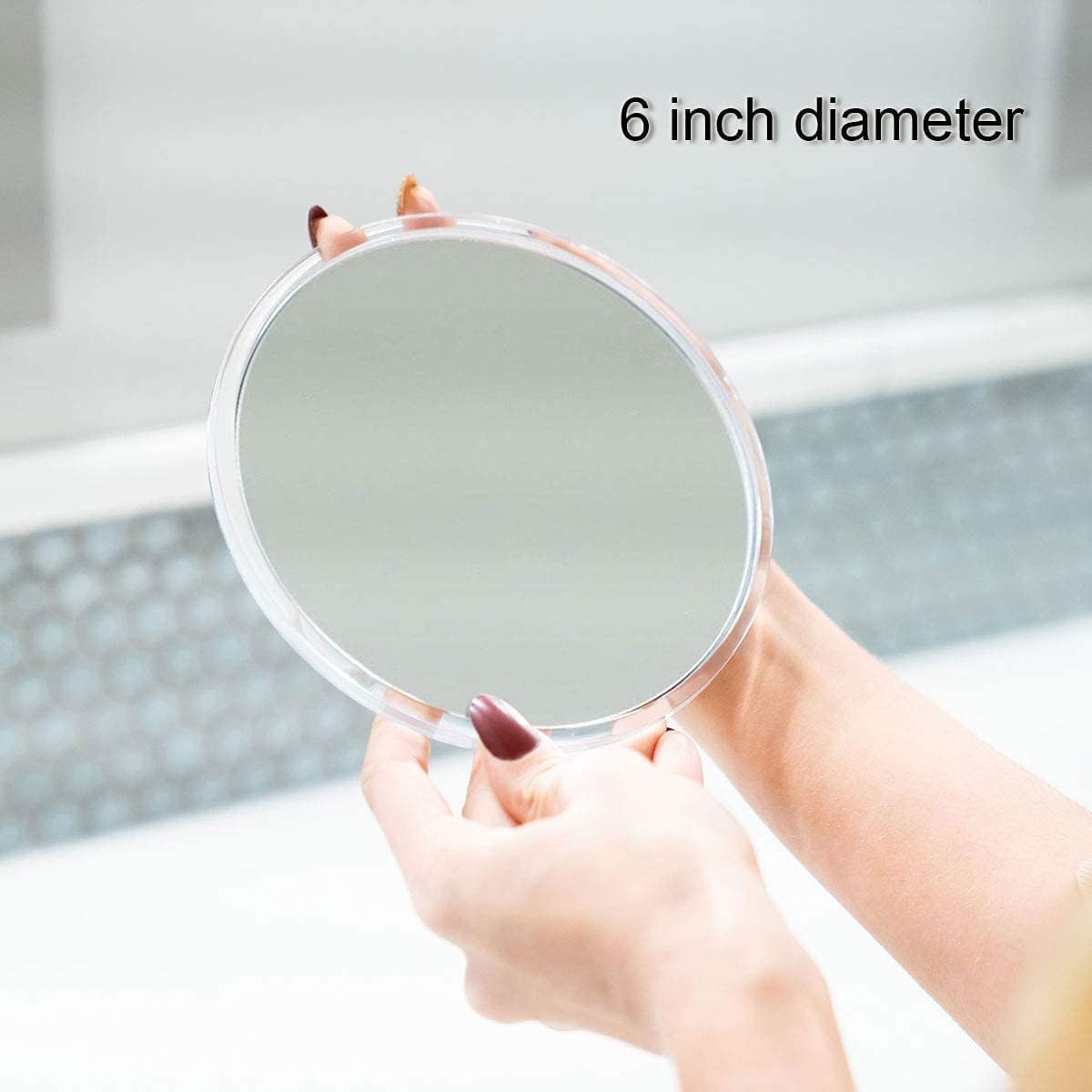 Mavoro 10X Magnifying Mirror with Suction Cups