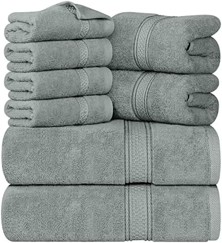Utopia 8-Piece Premium Towel Set