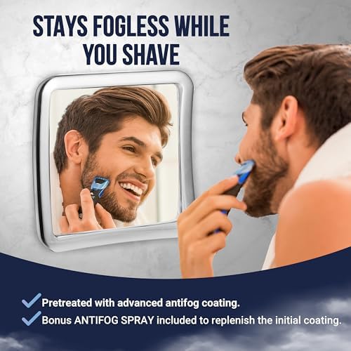 MIRRORVANA Anti-Fog Shower Mirror