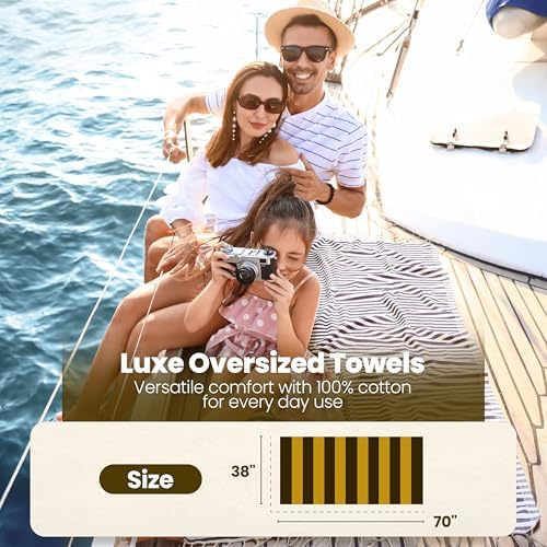 GOLD CASE Home Turkish Beach Towel Set