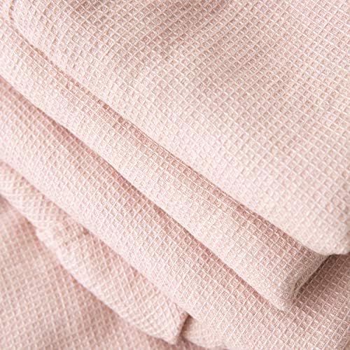 Rosa degradeless waffleosophia Bath Towels Hand Set