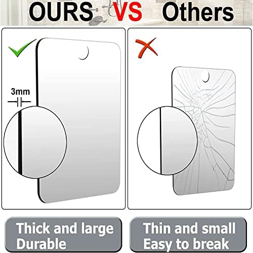 Fog-Free Shower Mirror Set LargeSmall