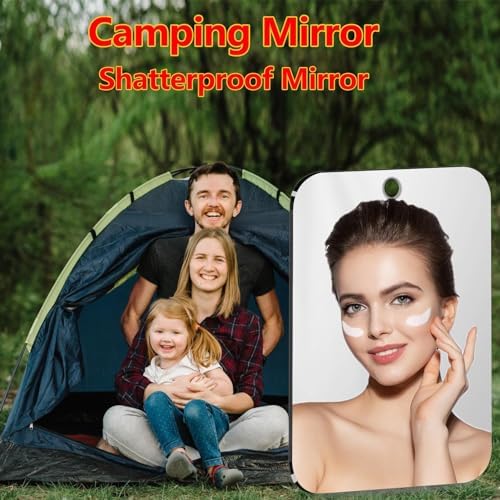 Unbreakable Portable Shower Mirror for Shaving - Large 108x78 Inch