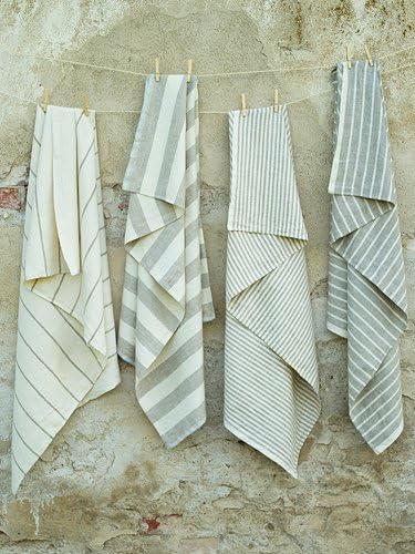 Natural Linen Towels Philippe Set