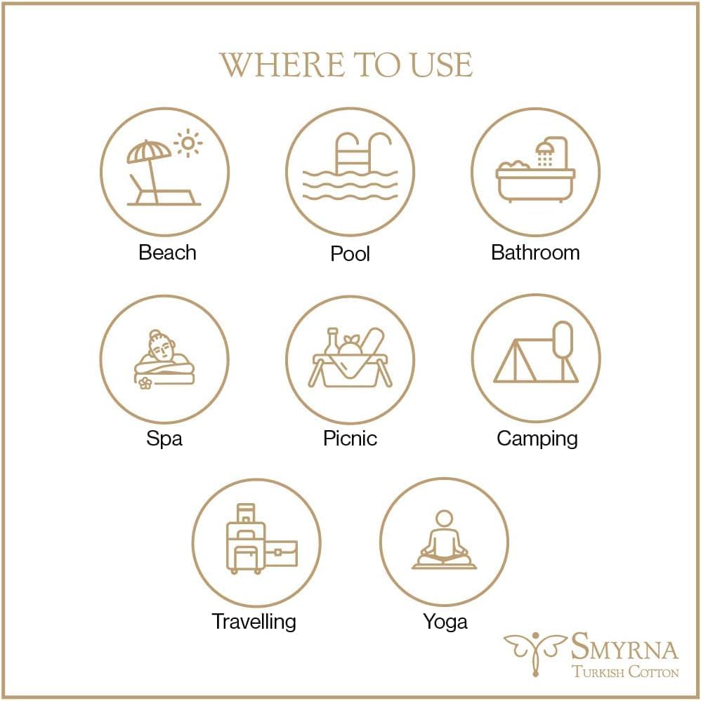 Smyrna Turkish Cotton Beach Towel
