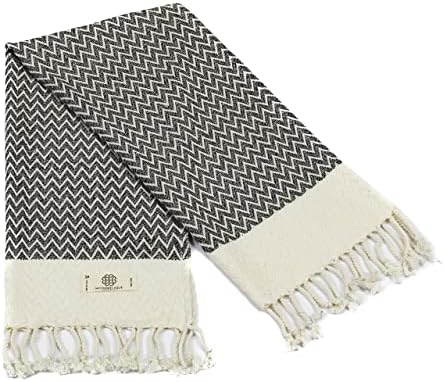 Madamelique Exclusive Hand Towels Set of 2-18x40 Inches