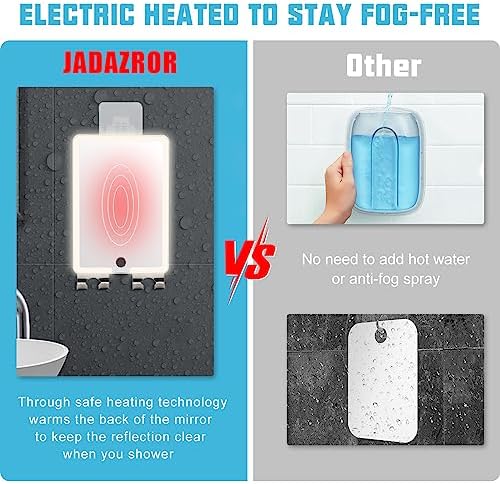 Fogless Heated Shower Mirror for Shaving