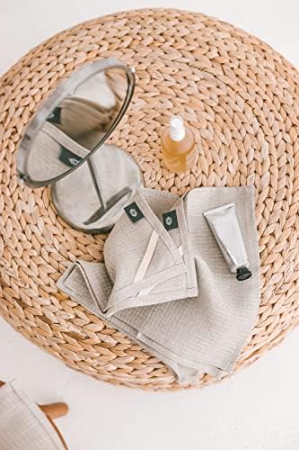 Natural Flax Face Washcloths