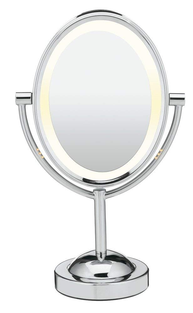 Beauty Mirror Lighted Makeup Mirror 1X7X Polished Chrome