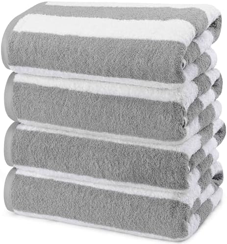 Perfect for Lounging Cabana Stripe 4-Pack 30x60