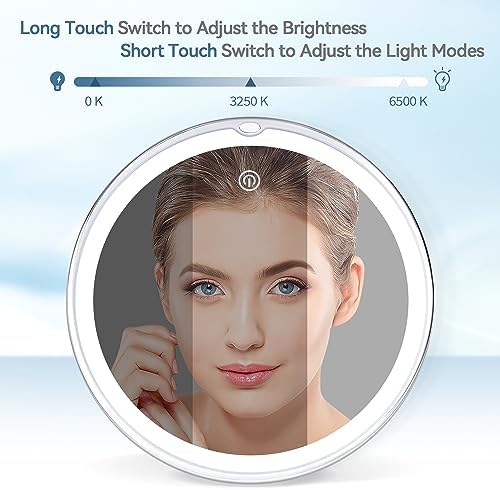 B Beauty Planet 2025 Upgraded Magnifying Mirror with Light