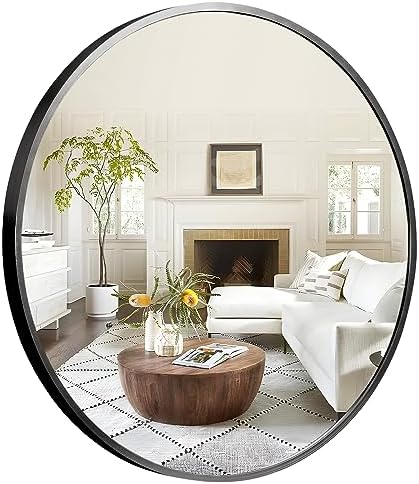 Large Circular Wall Mirror