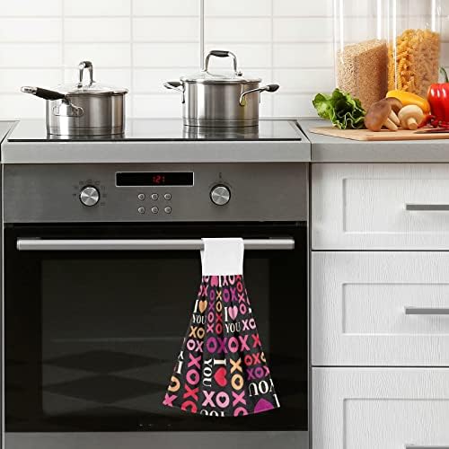 Elegant Heartfelt Kitchen Towels for Love Fingertip Towels with Unique Design