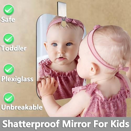 Safe Travel Mirror for Shaving or Makeup