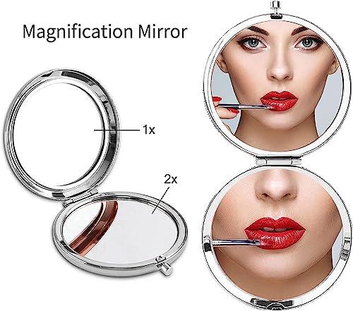 Soulpetals Daughter Compact Mirror Engraved Makeup Mirror for Daughter Perfect for Momsgift