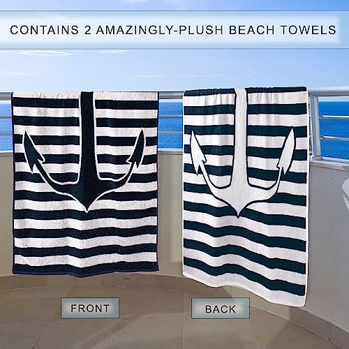 Superior Cotton Beach Towels Set for Kids and Adults