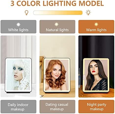 Compact 72 LED Travelling Makeup Mirror with Touch Screen