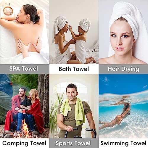 JML Microfiber Bath Towel Set 4-Pack