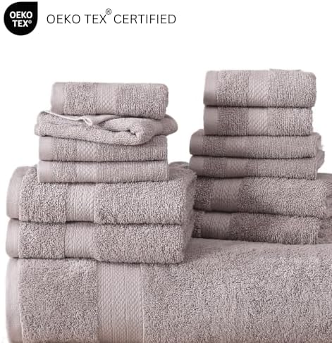 Luxury bath towel set extra soft 100 cotton perfect for your bathroom