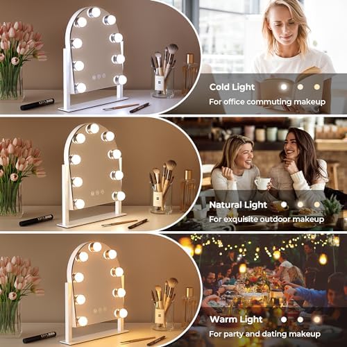 Bright Durable and Rotating Makeup Mirror