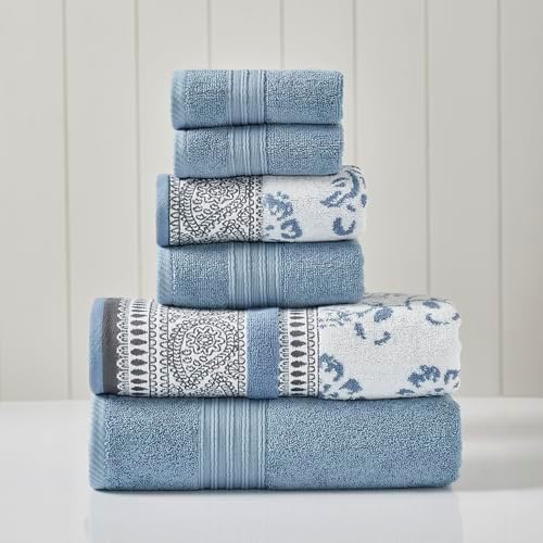 Modern Threads 6-Piece Bath Towel Set
