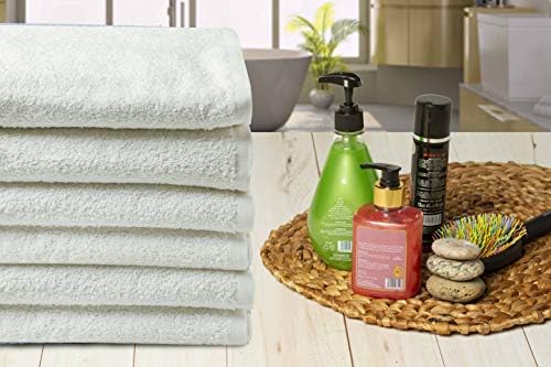 22x44 White Cotton Bath Towel