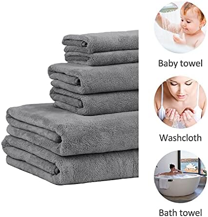 Eco-Friendly Microfiber Bath Towels Set