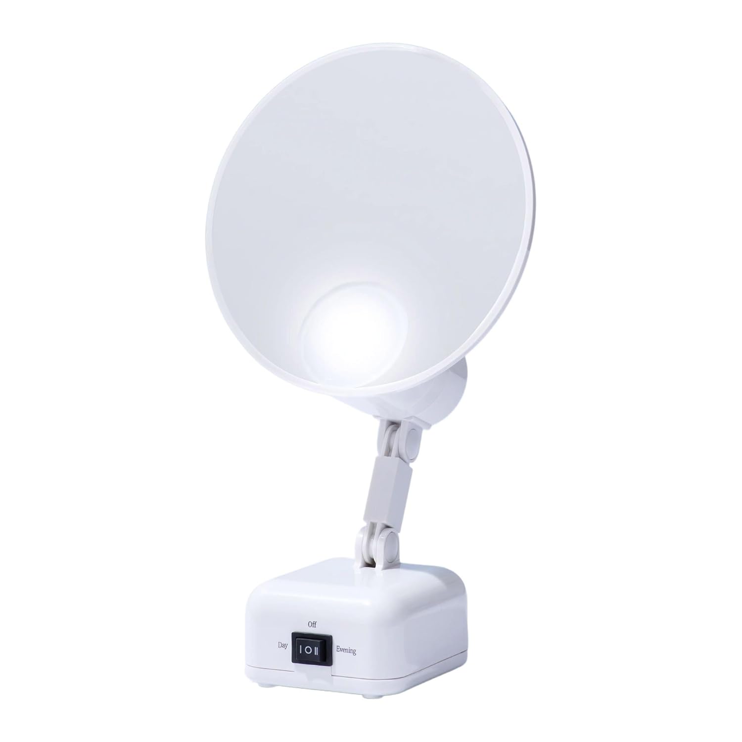 Floxite Brilliance - 15X Magnifying Mirror Light Dove White