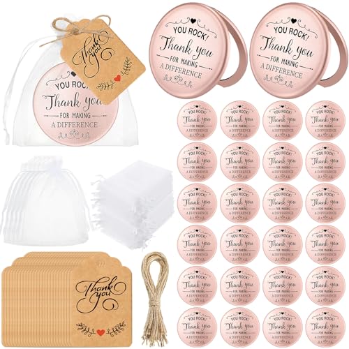24-Set Inspirational Compact Mirrors for Women Thoughtful Gifts